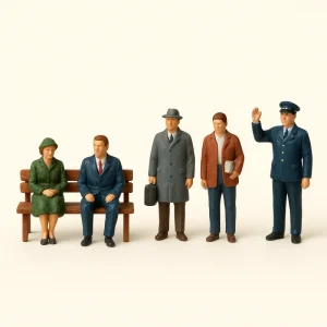 Modelbouw figuren set (H0)